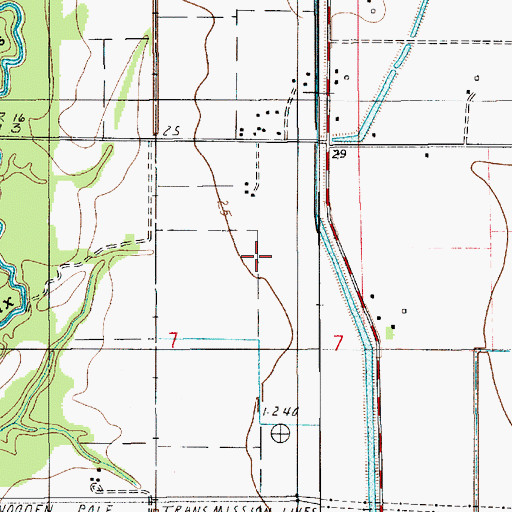 Topographic Map of L I and M Canal, LA