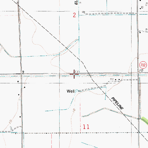 Topographic Map of Avrico Canal, LA