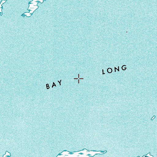 Topographic Map of Bay Long, LA
