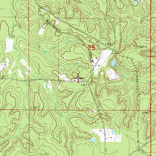 Topographic Map of Payne School, AR