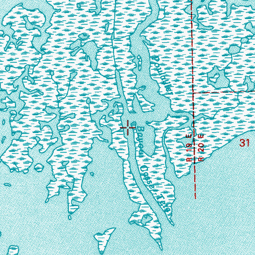 Topographic Map of Bayou Casse-Tete, LA