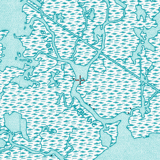 Topographic Map of Bayou Leblanc, LA