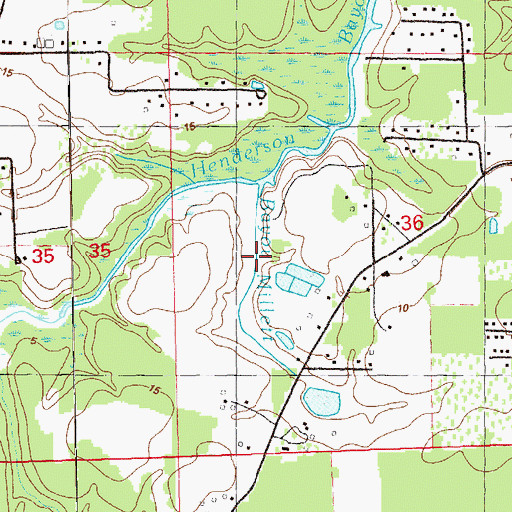 Topographic Map of Bayou Millett, LA