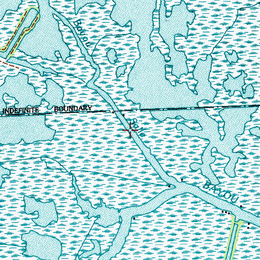 Topographic Map of Bayou Salle, LA
