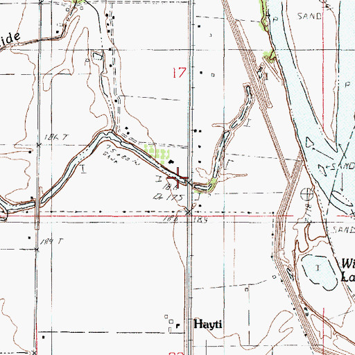 Topographic Map of Bethel Church, LA