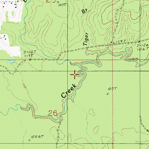 Topographic Map of Big Branch, LA