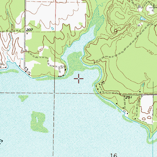 Topographic Map of Big Branch, LA