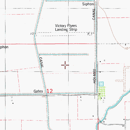 Topographic Map of Bill Canal, LA