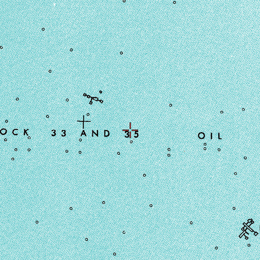 Topographic Map of Block and Oil Field, LA