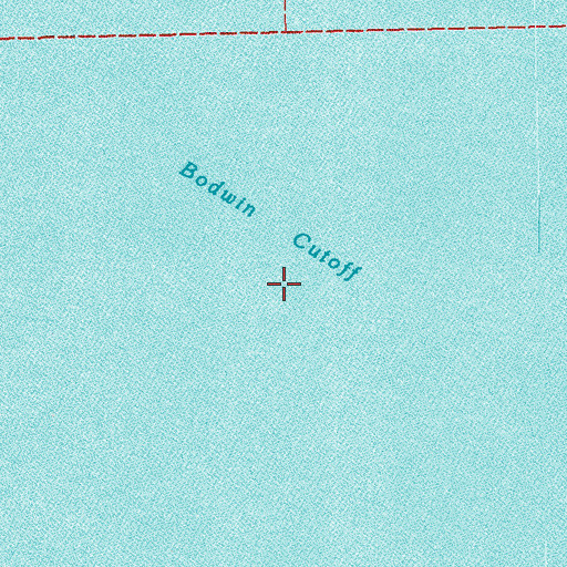 Topographic Map of Bodwin Cutoff, LA