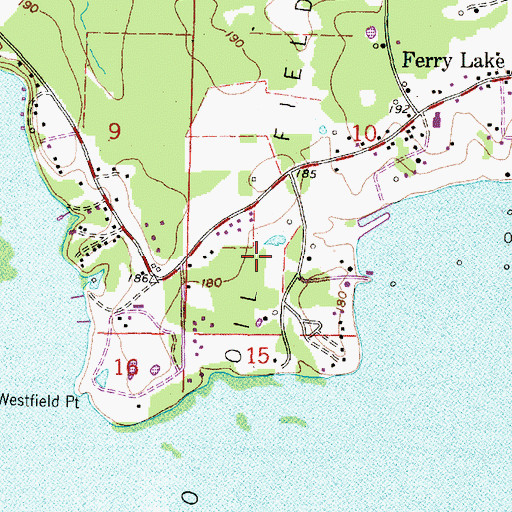Topographic Map of Caddo Oil Field, LA