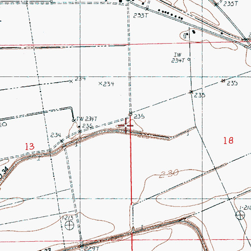 Topographic Map of Pilgrims Rest Church, AR