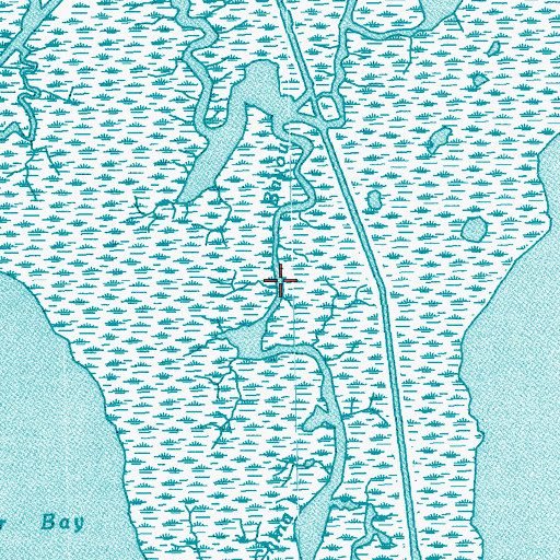 Topographic Map of China Bayou, LA