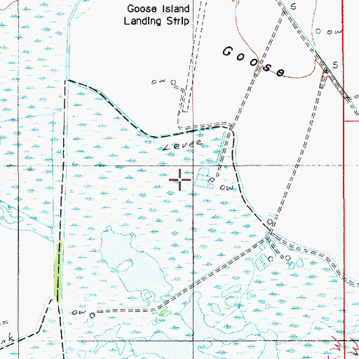 Topographic Map of Coto Plot, LA