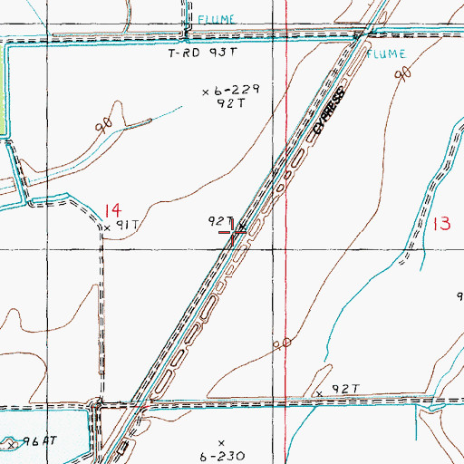 Topographic Map of Cypress Bayou, LA