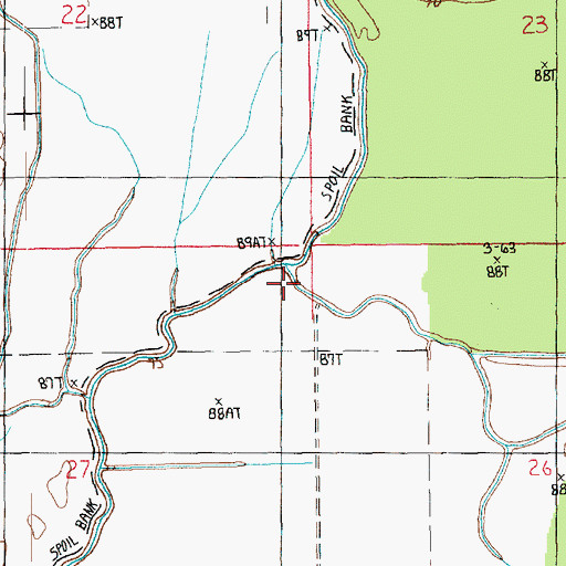 Topographic Map of Cypress Bayou, LA