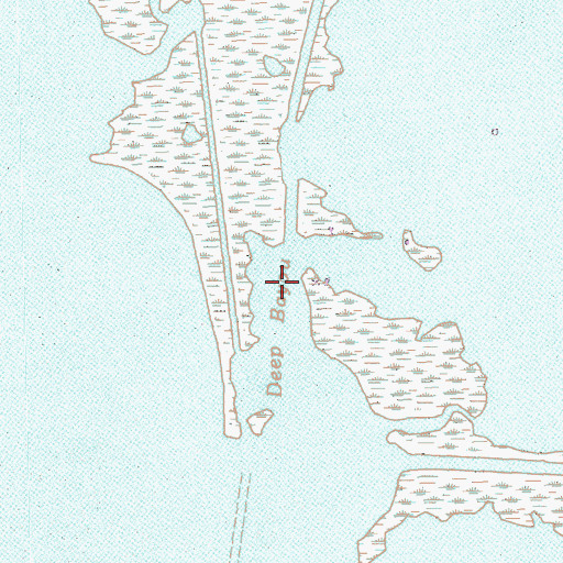 Topographic Map of Deep Bayou, LA