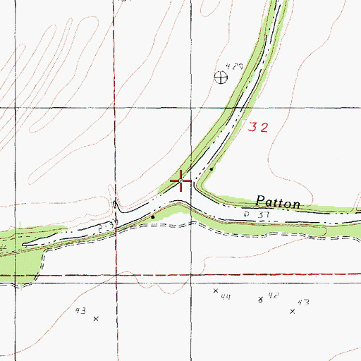 Topographic Map of Deep Bayou, LA