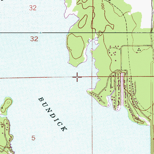 Topographic Map of Dry Branch, LA