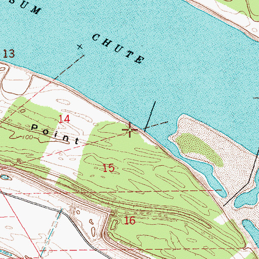 Topographic Map of Duncansby Towhead, LA