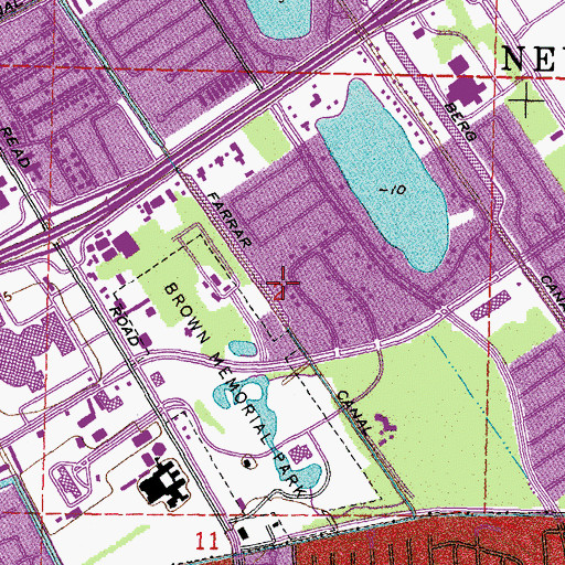Topographic Map of Farrar Canal, LA
