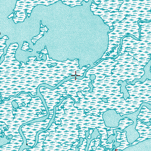 Topographic Map of Fish Bayou, LA