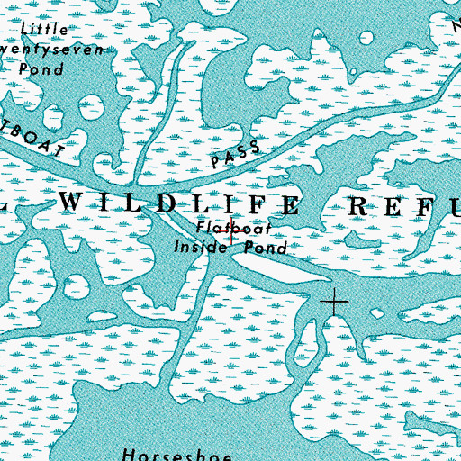 Topographic Map of Flatboat Inside Pond, LA