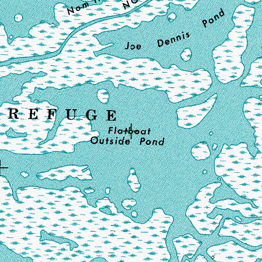 Topographic Map of Flatboat Outside Pond, LA
