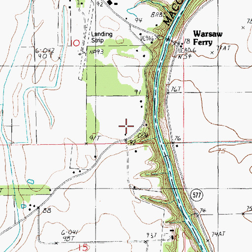 Topographic Map of Friendship Church, LA
