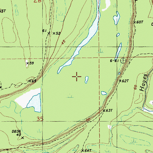 Topographic Map of Glade Bayou, LA