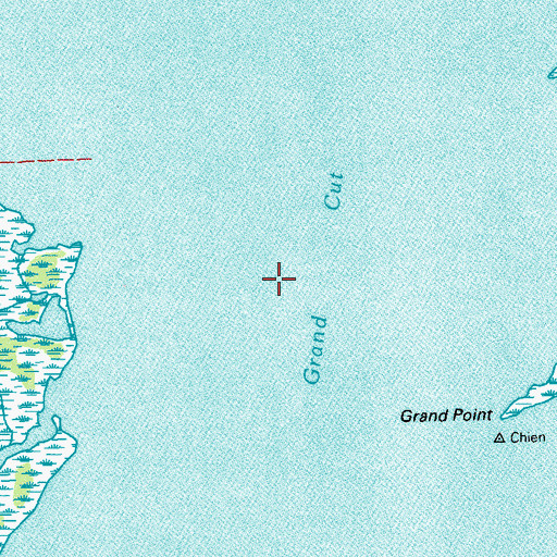 Topographic Map of Grand Cut, LA