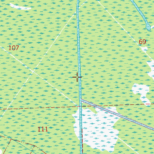 Topographic Map of Halpin Canal, LA