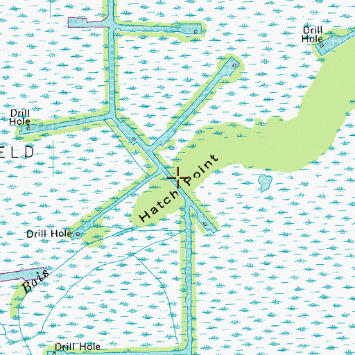Topographic Map of Hatch Point, LA