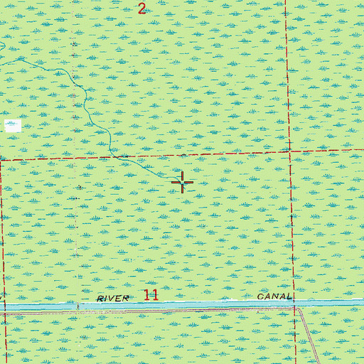Topographic Map of Heath Bayou, LA