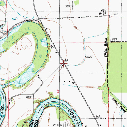 Topographic Map of Hebert Church, LA