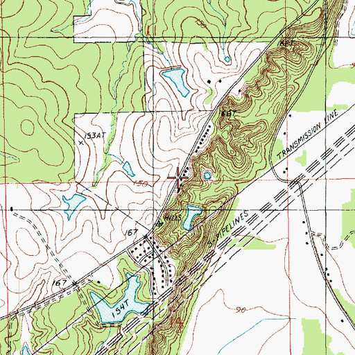Topographic Map of Hillview Church, LA