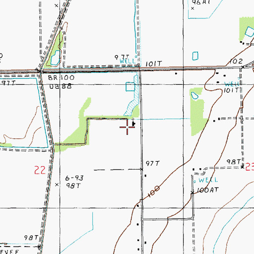 Topographic Map of Holly Ridge Church, LA