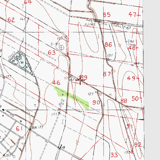 Topographic Map of Hopeland Plantation, LA