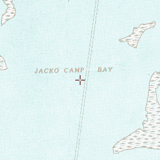 Topographic Map of Jacko Camp Bay, LA