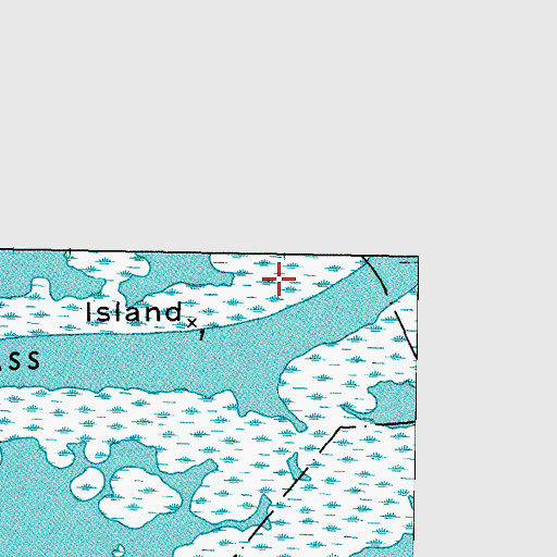 Topographic Map of Japan Island, LA