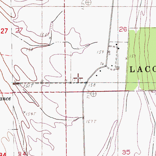 Topographic Map of Pleasant Valley Church, AR