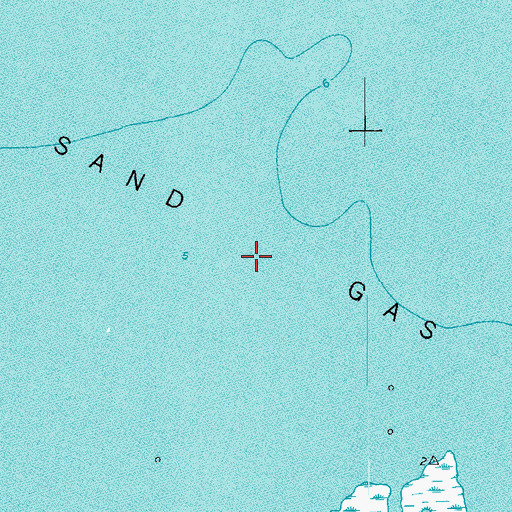 Topographic Map of Lake Sand Gas Field, LA