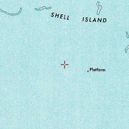 Topographic Map of Lanaux Island, LA
