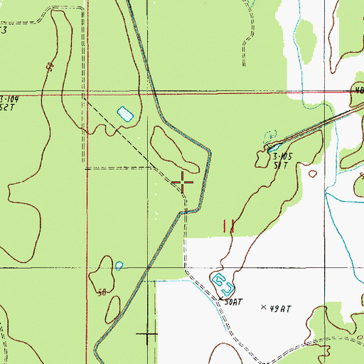 Topographic Map of Le Blanc Oil Field, LA