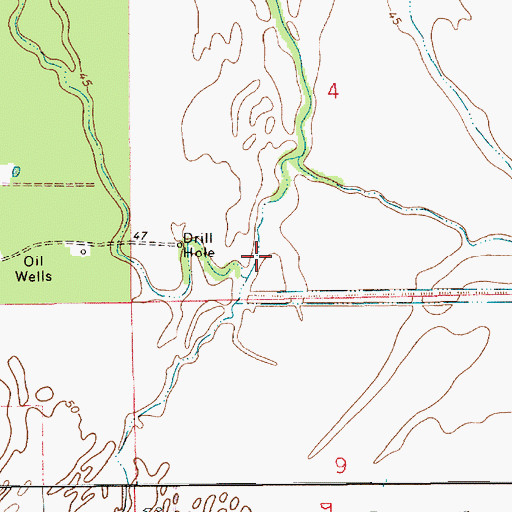 Topographic Map of Little Bayou Friejon, LA