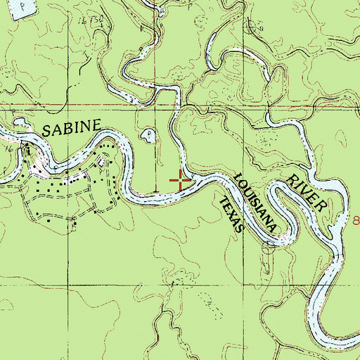 Topographic Map of Long Slough, LA