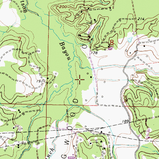 Topographic Map of Longwood Oil Field, LA