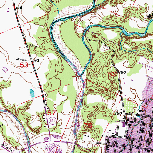 Topographic Map of McKowen Creek, LA