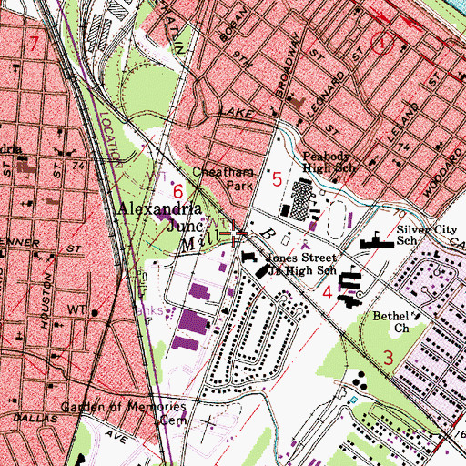 Topographic Map of Mill Bayou, LA
