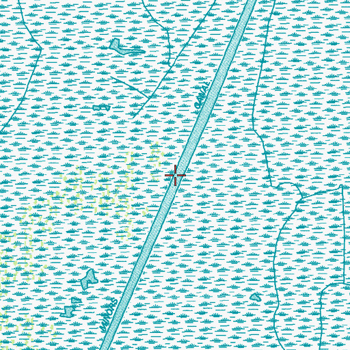 Topographic Map of Minors Canal, LA